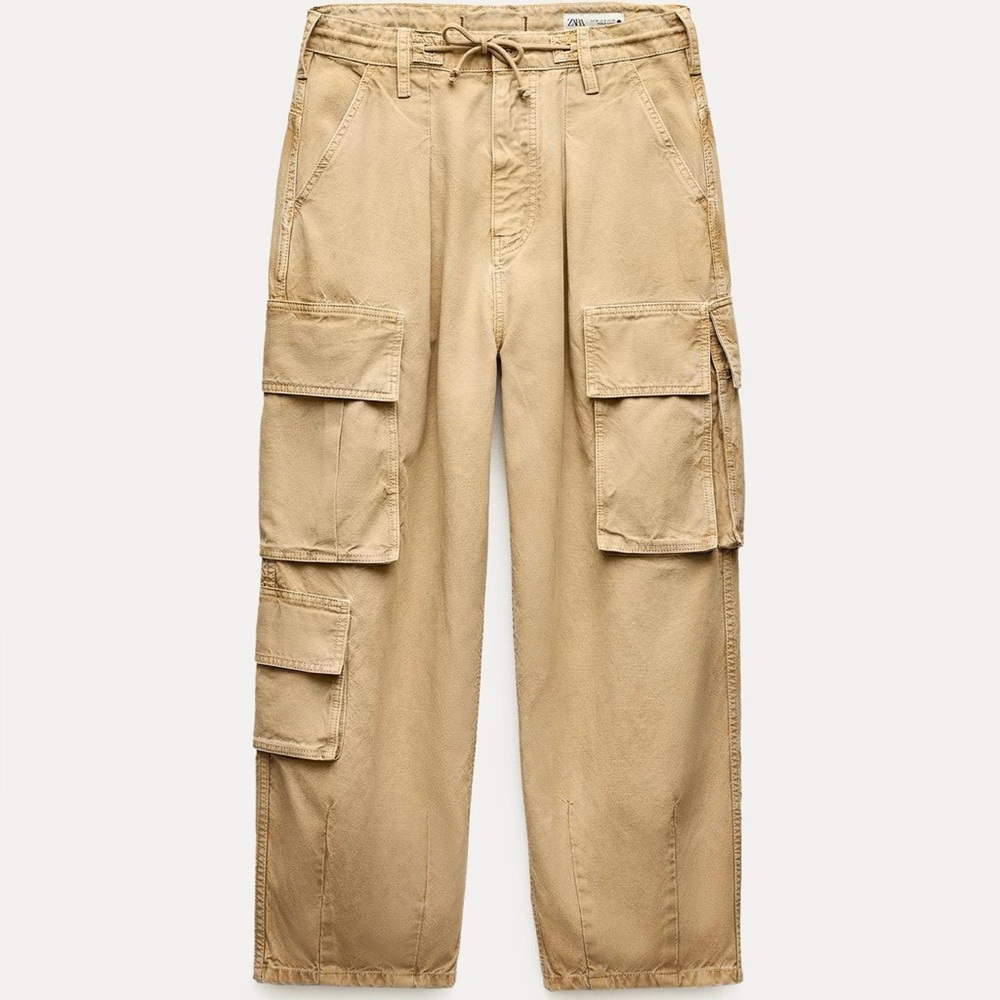 Zara loose cargo pants 9632/071